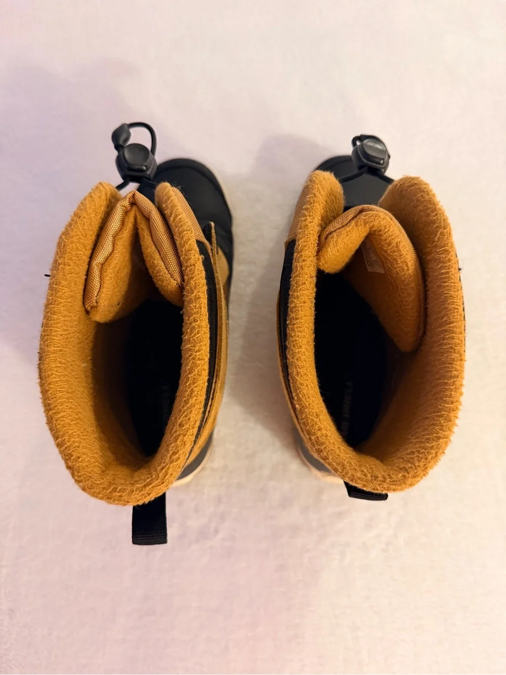 Merrell Kids Black and Mustard Winter Boots
